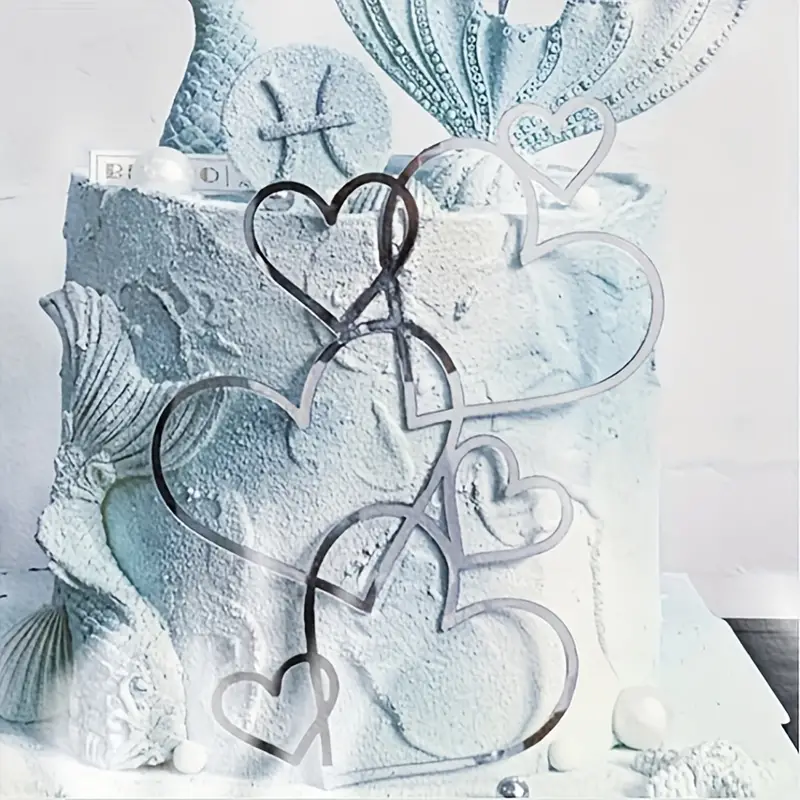 Heart Wedding Cake Topper