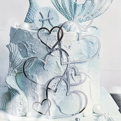 Heart Wedding Cake Topper