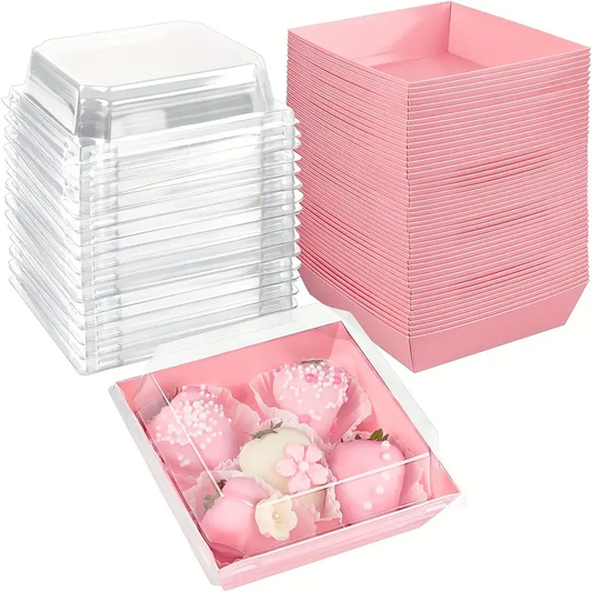 Charcuterie Boxes w/Clear Secure Lids 12ct / 24ct