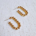 Dotty Square Hoop Earrings