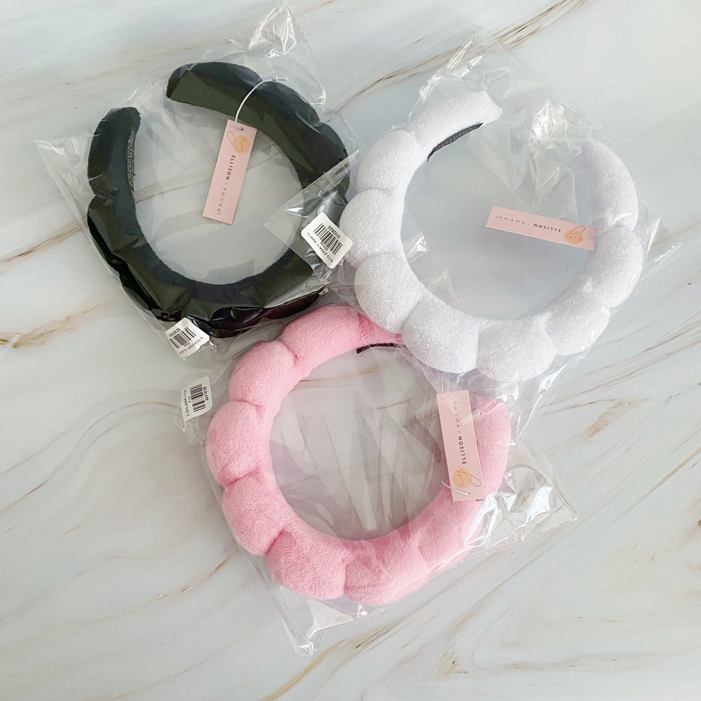 Terry Puffy Soft Headband set of three