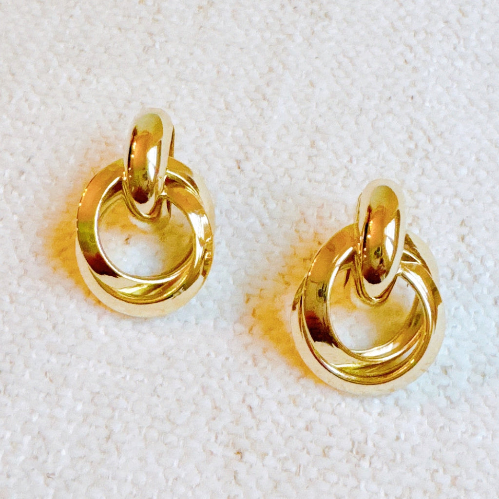Gold Knocker Earrings