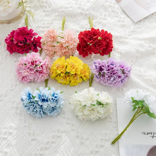 DecorBites™ Artificial Flower Stamen Bouquet for Wedding, DIY, Party Decor, Home, Scrapbooking