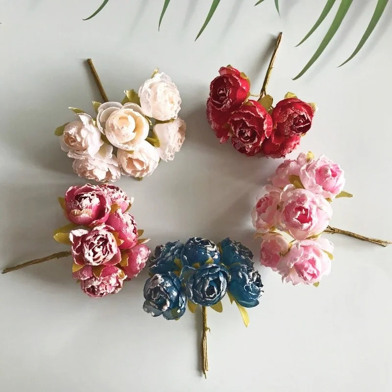 DecorBites™ Artificial Roses Bridal Bouquet for Wedding and Banquet Decoration