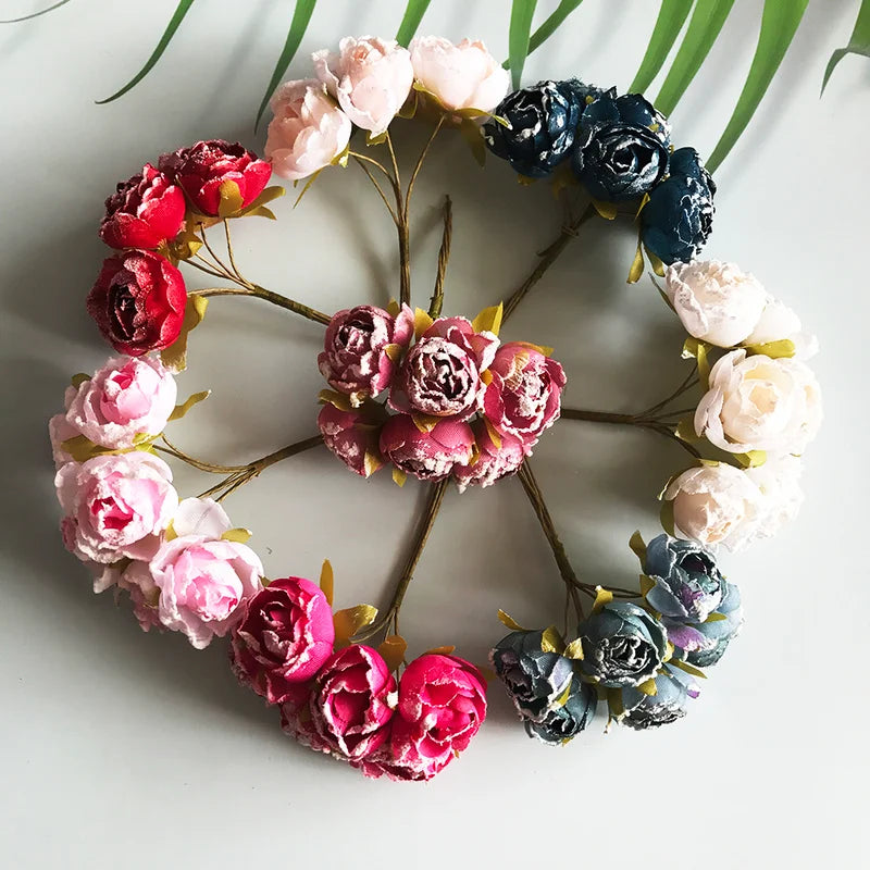 DecorBites™ Artificial Roses Bridal Bouquet for Wedding and Banquet Decoration