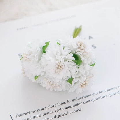 DecorBites™ Carnation Stamen Silk Flowers for Home Decor, Wedding, DIY, Gifts