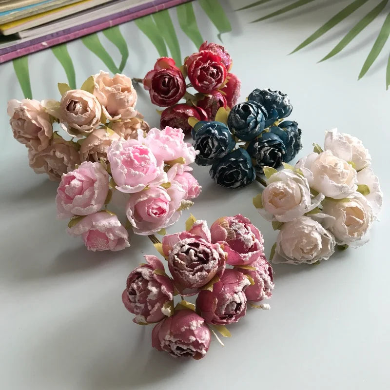 DecorBites™ Artificial Roses Bridal Bouquet for Wedding and Banquet Decoration