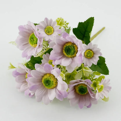 DecorBites™ Blue Peony Tea Rose Silk Fake Flowers for DIY Home Garden Wedding Decor