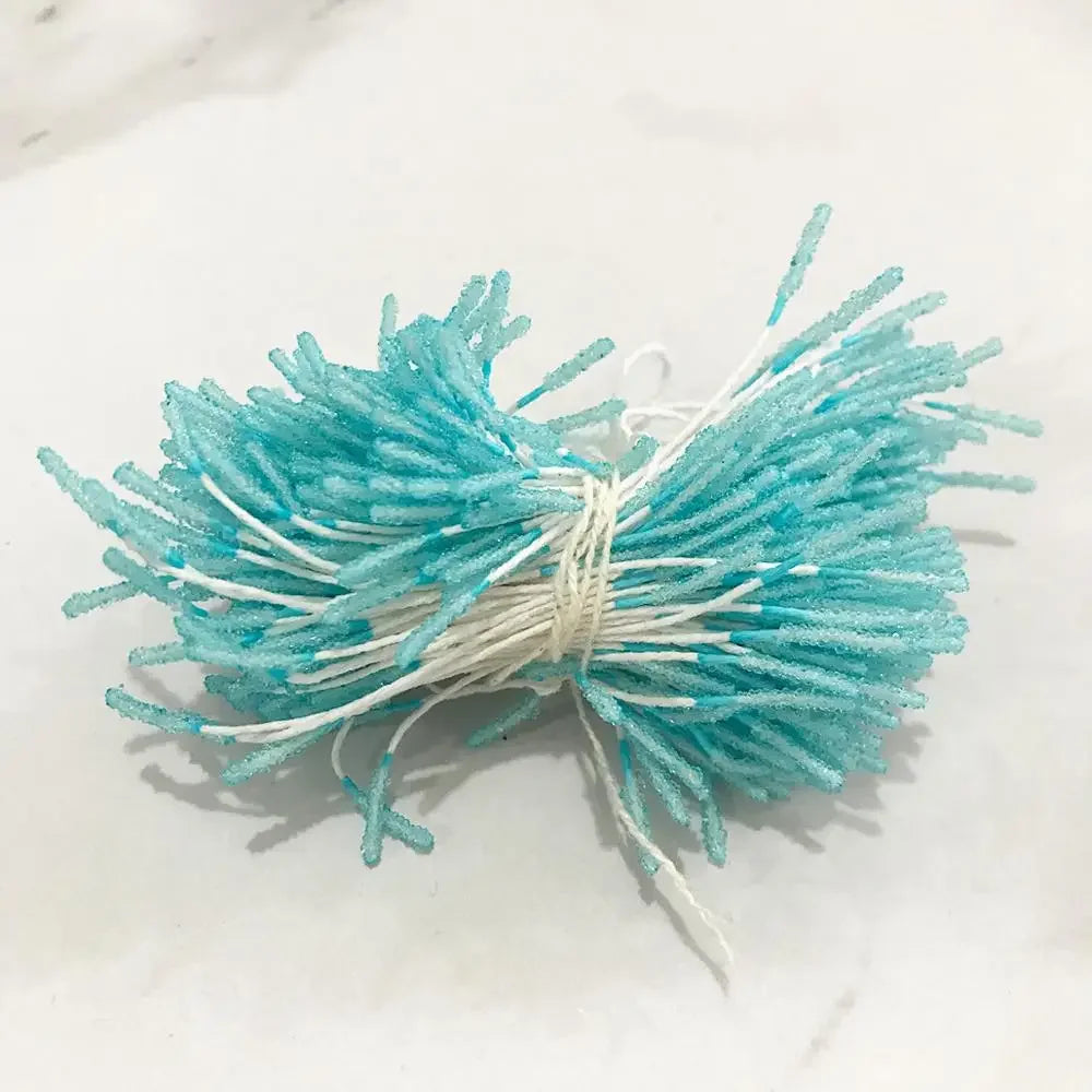 DecorBites™ Blue Flower Stamen Berries Bundle for DIY Wedding Cake Decor