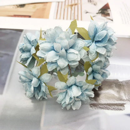 DecorBites™ Blue Flower Stamen Berries Bundle for DIY Wedding Cake Decor