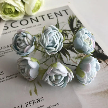 DecorBites™ Blue Flower Stamen Berries Bundle for DIY Wedding Cake Decor