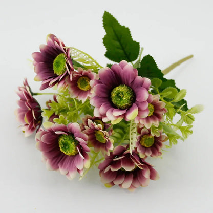 DecorBites™ Blue Peony Tea Rose Silk Fake Flowers for DIY Home Garden Wedding Decor