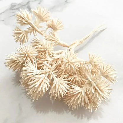 DecorBites™ Ivory Flower Cherry Stamen Berries Bundle for DIY Christmas Wedding Decor