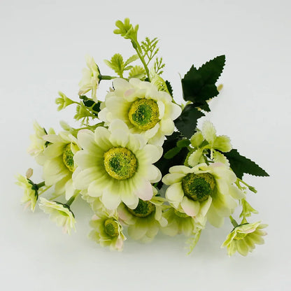 DecorBites™ Blue Peony Tea Rose Silk Fake Flowers for DIY Home Garden Wedding Decor