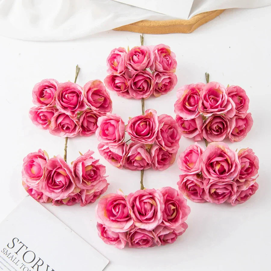 DecorBites™ Artificial Rose Bouquet for Christmas, Home Decor, Wedding, Garden Arch