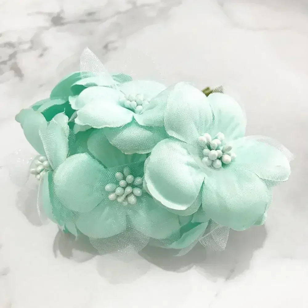 DecorBites™ Blue Flower Stamen Berries Bundle for DIY Wedding Cake Decor