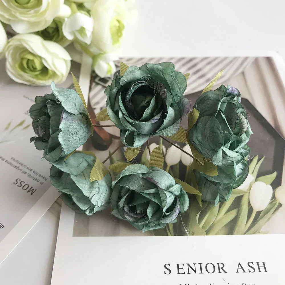 DecorBites™ Blue Flower Stamen Berries Bundle for DIY Wedding Cake Decor