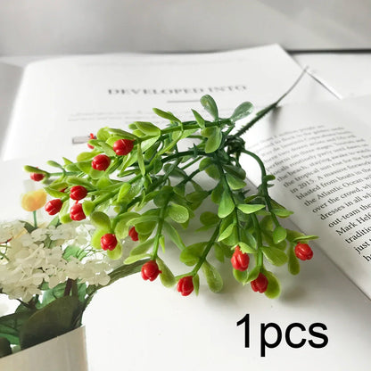 DecorBites™ Blue Peony Tea Rose Silk Fake Flowers for DIY Home Garden Wedding Decor