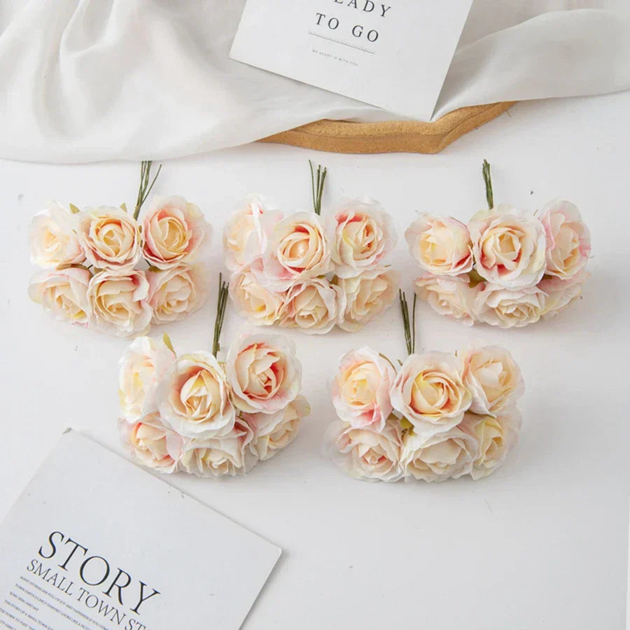 DecorBites™ Artificial Rose Bouquet for Christmas, Home Decor, Wedding, Garden Arch