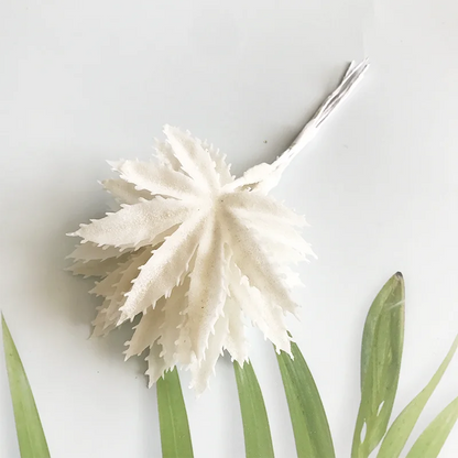 DecorBites™ Ivory Flower Cherry Stamen Berries Bundle for DIY Christmas Wedding Decor