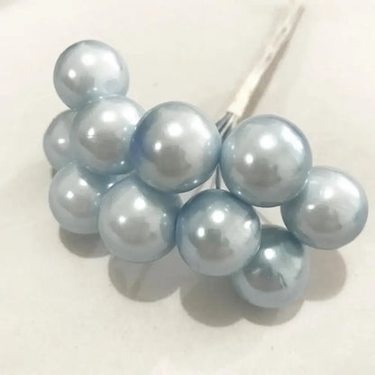 DecorBites™ Blue Flower Stamen Berries Bundle for DIY Wedding Cake Decor