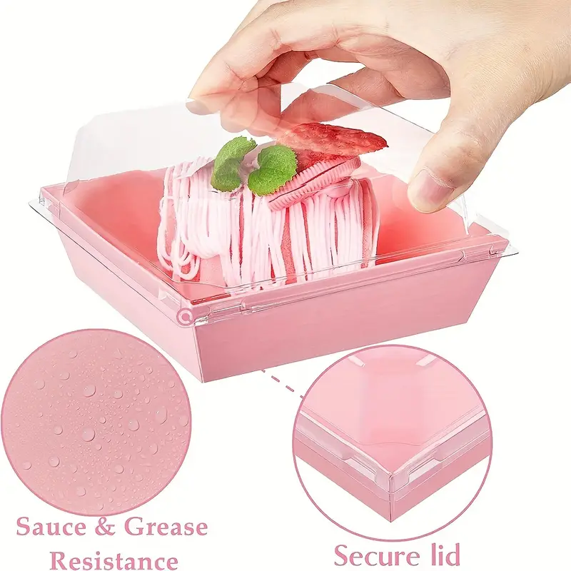 Charcuterie Boxes w/Clear Secure Lids 12ct / 24ct