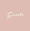 Guests Hardcover Guest Book: Blush Pink Guestbook Blank No Lines 64 Pages Keepsake Memory Book Sign In Registry for Visitors Comments Wedding Birth - Hardcover