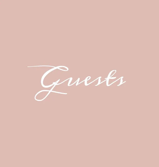 Guests Hardcover Guest Book: Blush Pink Guestbook Blank No Lines 64 Pages Keepsake Memory Book Sign In Registry for Visitors Comments Wedding Birth - Hardcover