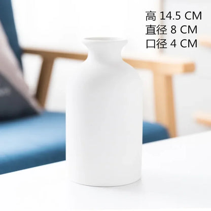 DecorBites™ Ceramic Vase: Elegant Dining & Wedding Table Decor, Nordic Living Room Home Decor