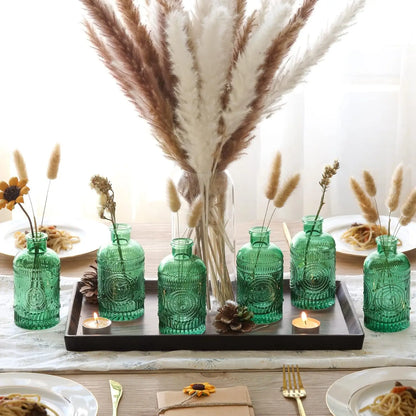 DecorBites™ Clear Glass Bud Vases Set - 12 Pieces