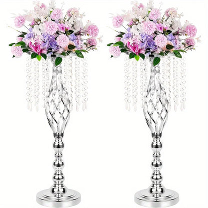 DecorBites™ Metal Flower Vases for Wedding Centerpieces