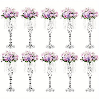 DecorBites™ Metal Flower Vases for Wedding Centerpieces
