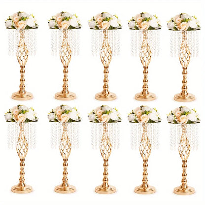 DecorBites™ Metal Flower Vases for Wedding Centerpieces