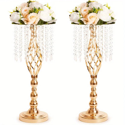 DecorBites™ Metal Flower Vases for Wedding Centerpieces