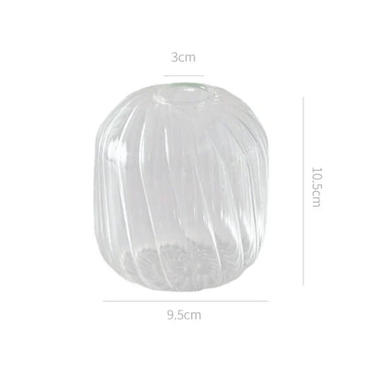 DecorBites™ Modern Nordic Glass Vases Set for Home and Wedding