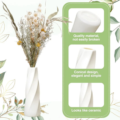 DecorBites™ Plastic Retro Flower Vases 6-20 Pack