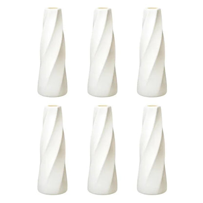 DecorBites™ Plastic Retro Flower Vases 6-20 Pack