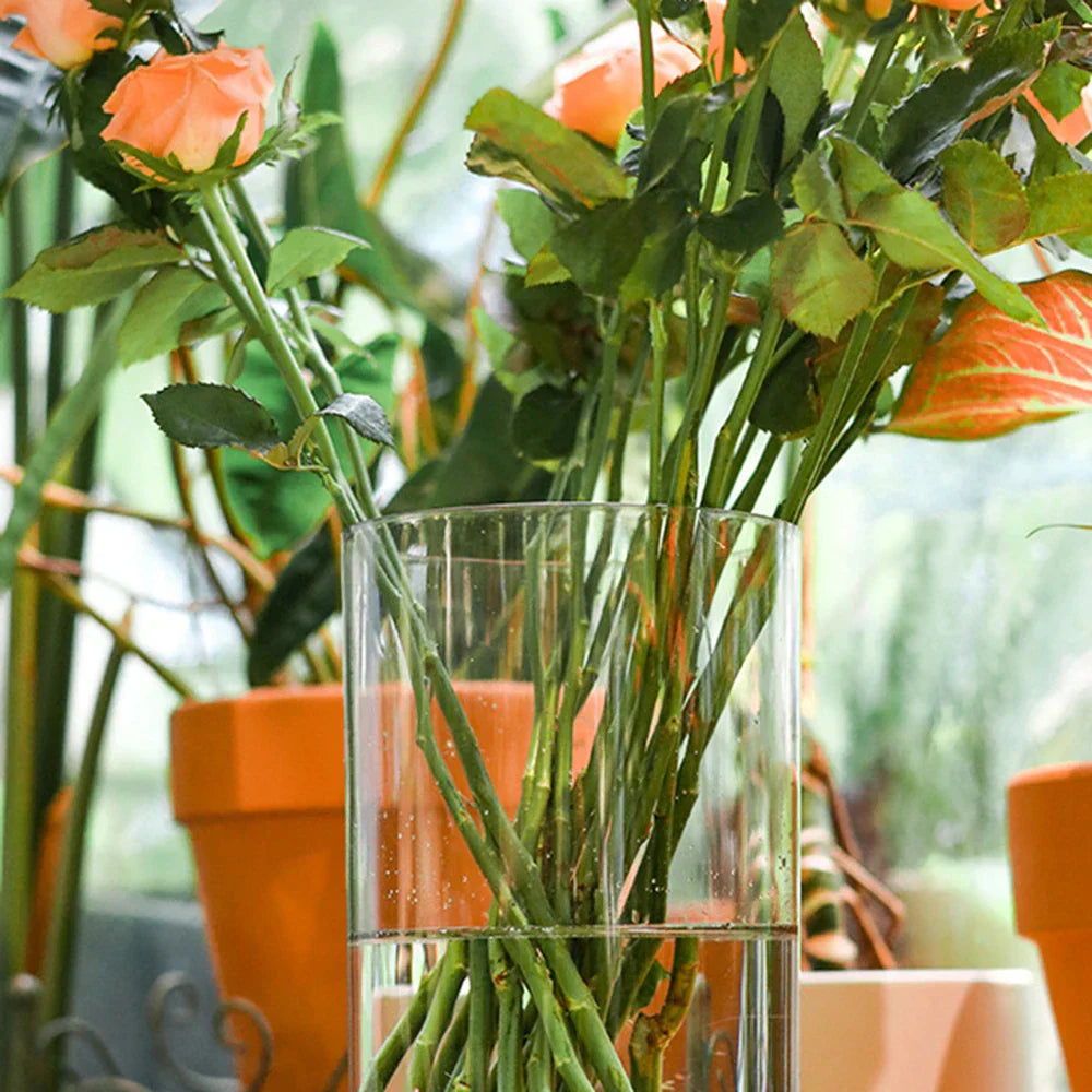 DecorBites™ Shatterproof Clear Acrylic Cylinder Vase