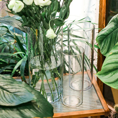 DecorBites™ Shatterproof Clear Acrylic Cylinder Vase