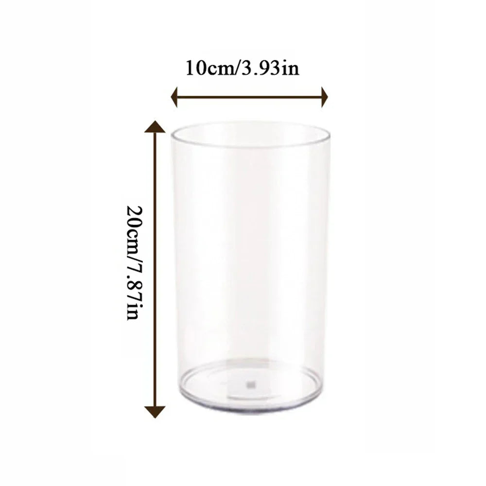 DecorBites™ Shatterproof Clear Acrylic Cylinder Vase