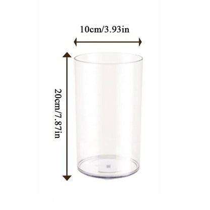 DecorBites™ Shatterproof Clear Acrylic Cylinder Vase