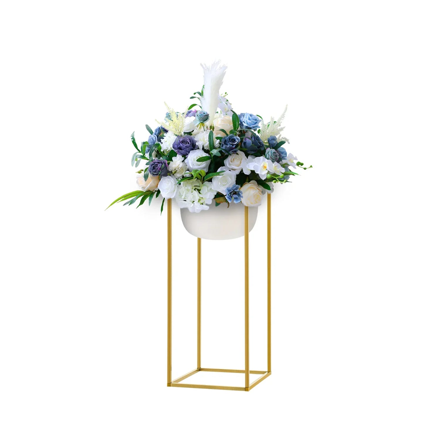 DecorBites™ Gold Metal Wedding Flower Stand Set