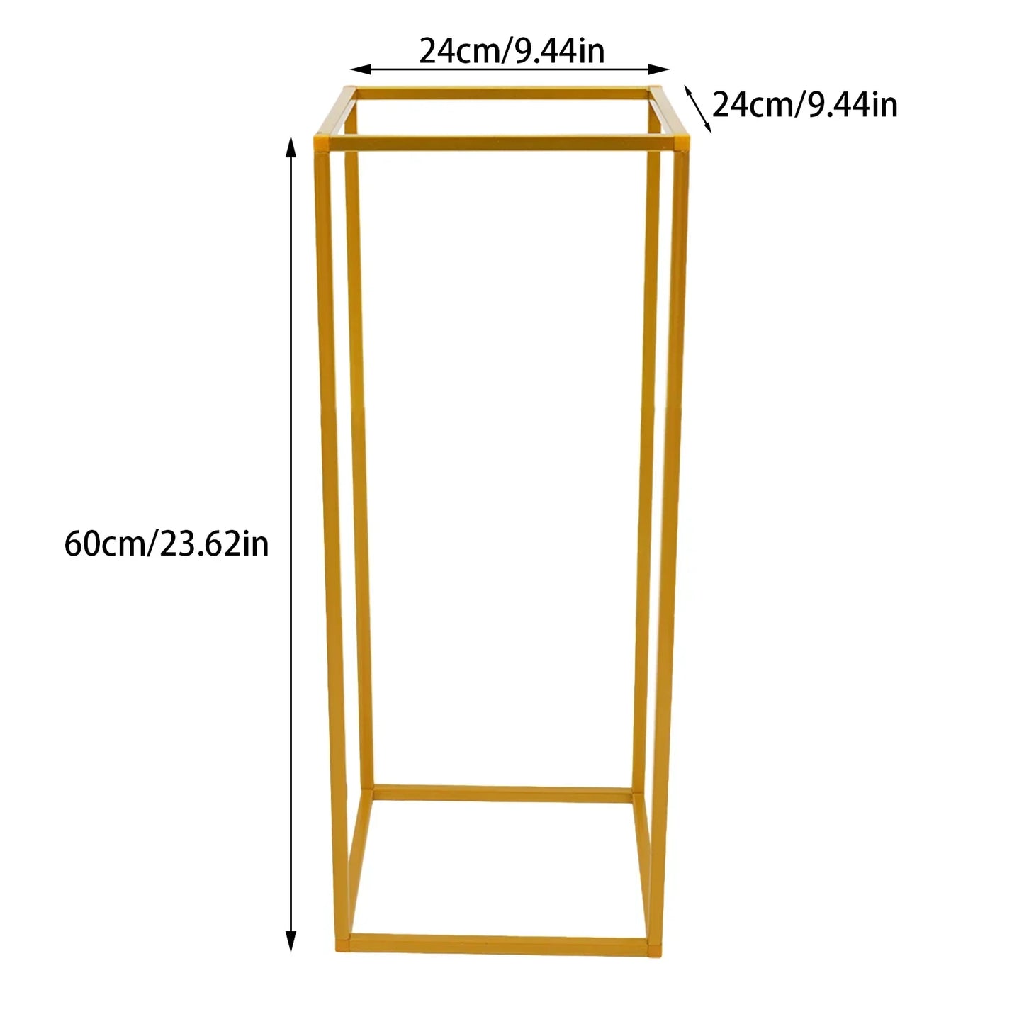 DecorBites™ Gold Metal Wedding Flower Stand Set