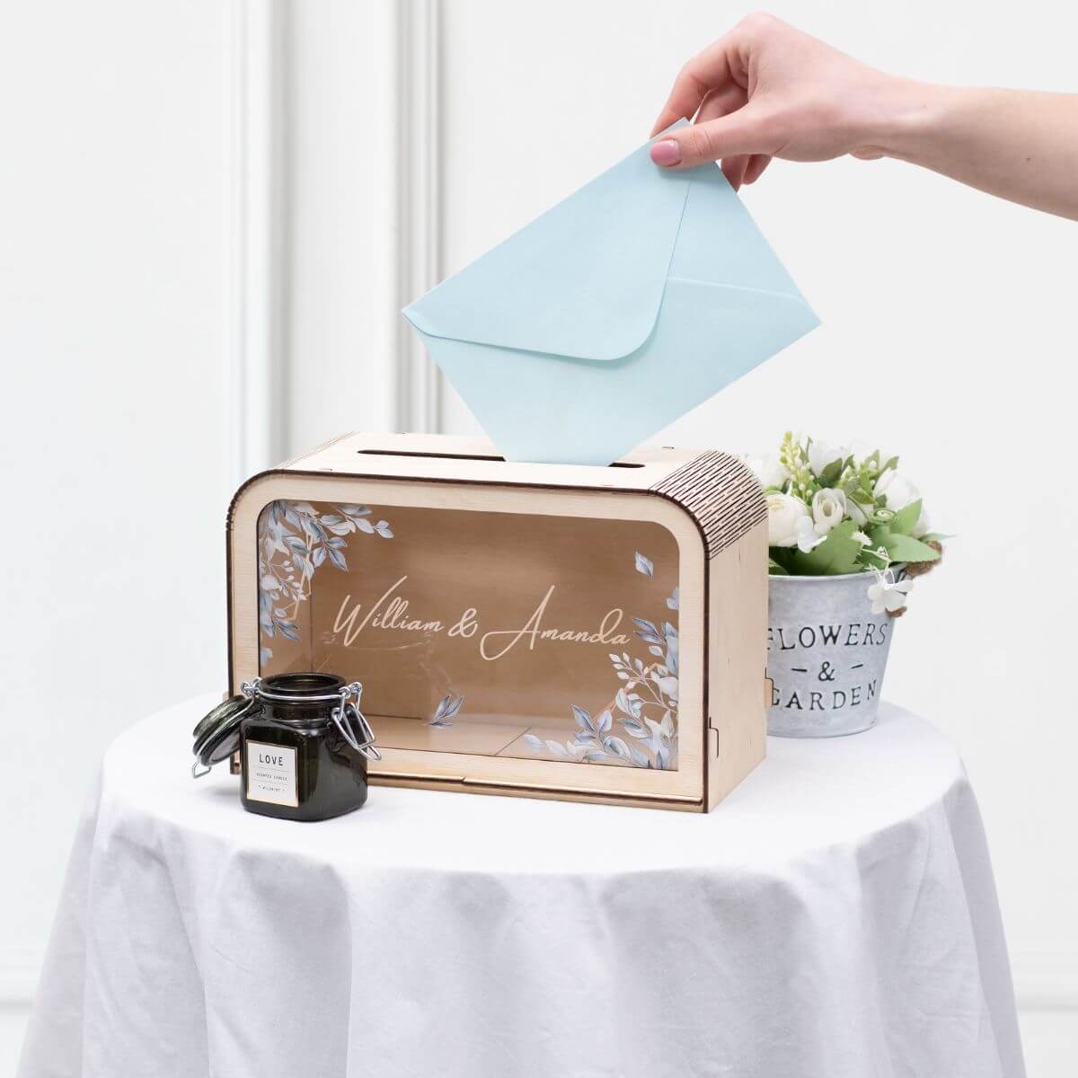 Printed Wedding Card Box